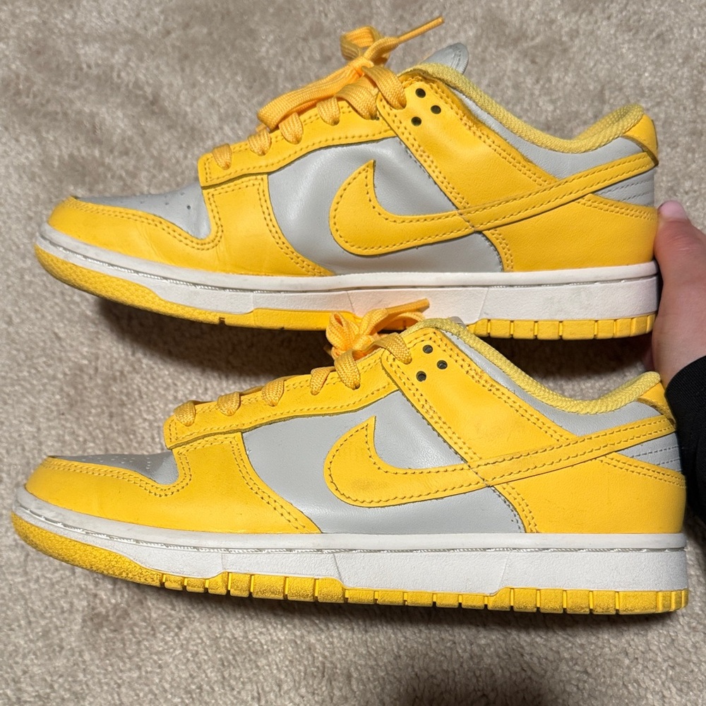 Nike Yellow and Gray Athletic Shoes